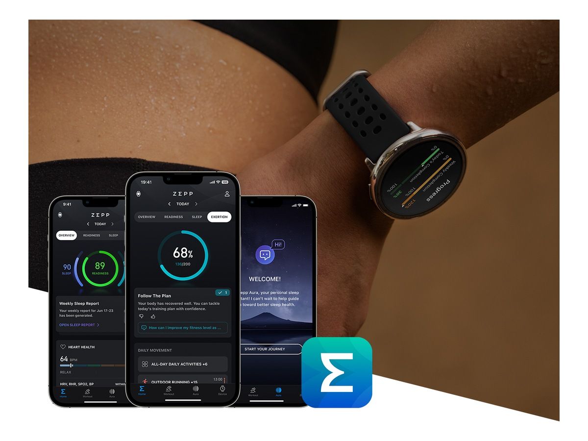 Amazfit Active 2 Round — Black Sport, image 5 of 5
